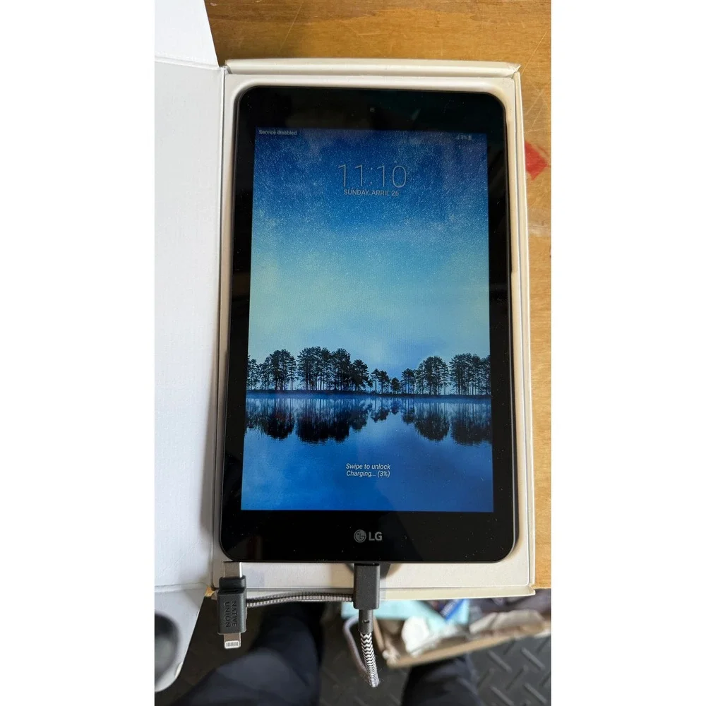 LG G Pad F2 8.0 Tablet LK460 16GB Black Android 8-inch Sprint WiFi 4G LTE